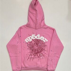 Pink Spider Hoodie Size Medium